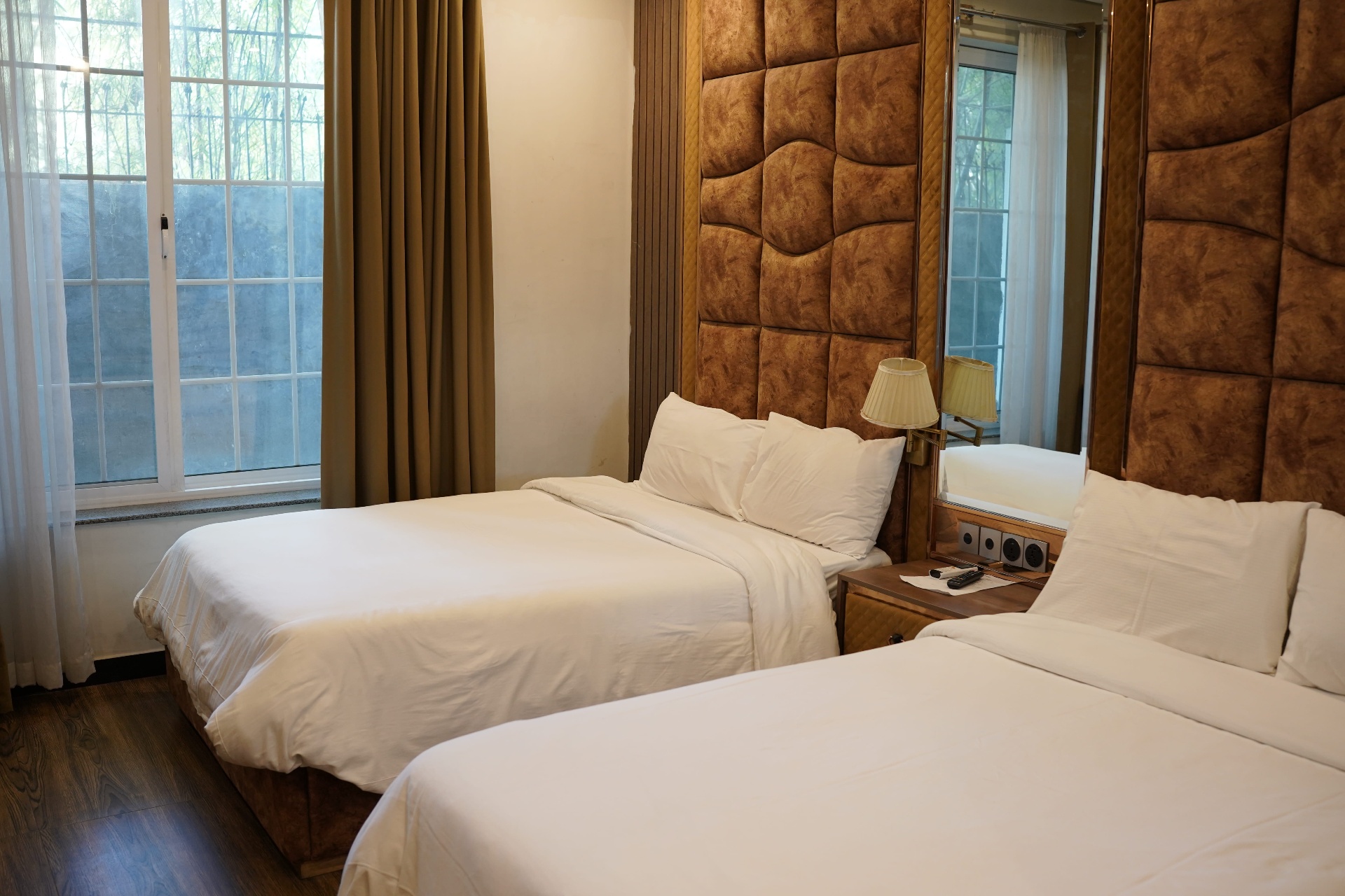 Twin bedroom detail